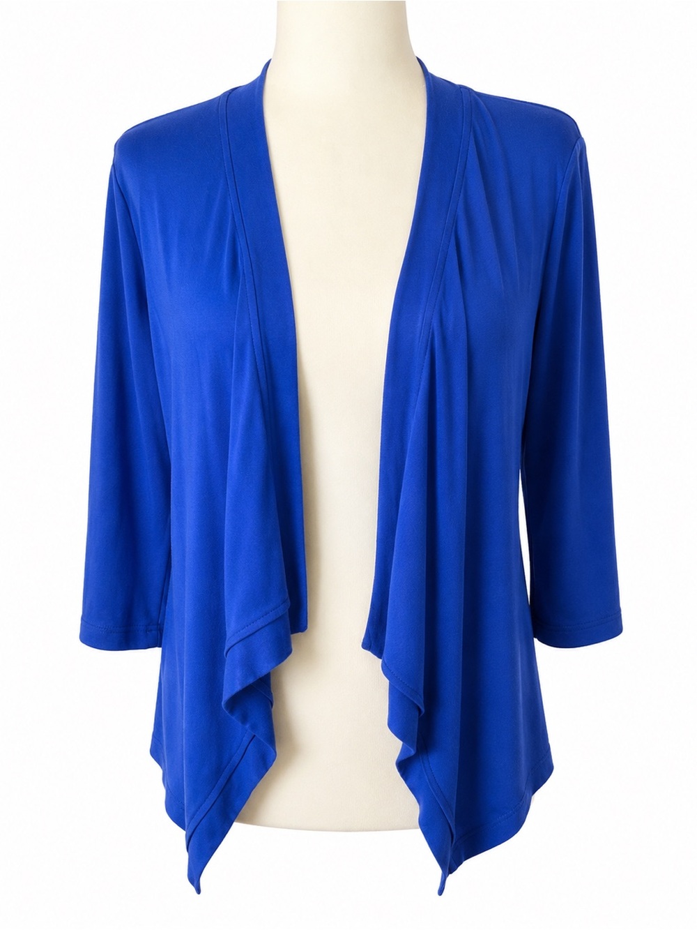 Karen Kane Royal Blue Open Front Shrug Cardigan Small